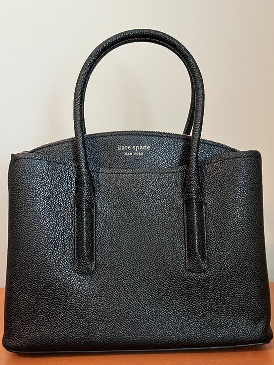 kate spade Handbags - Kate Spade New York Black Pebbled Leather Handbag NWOT + Dust Bag